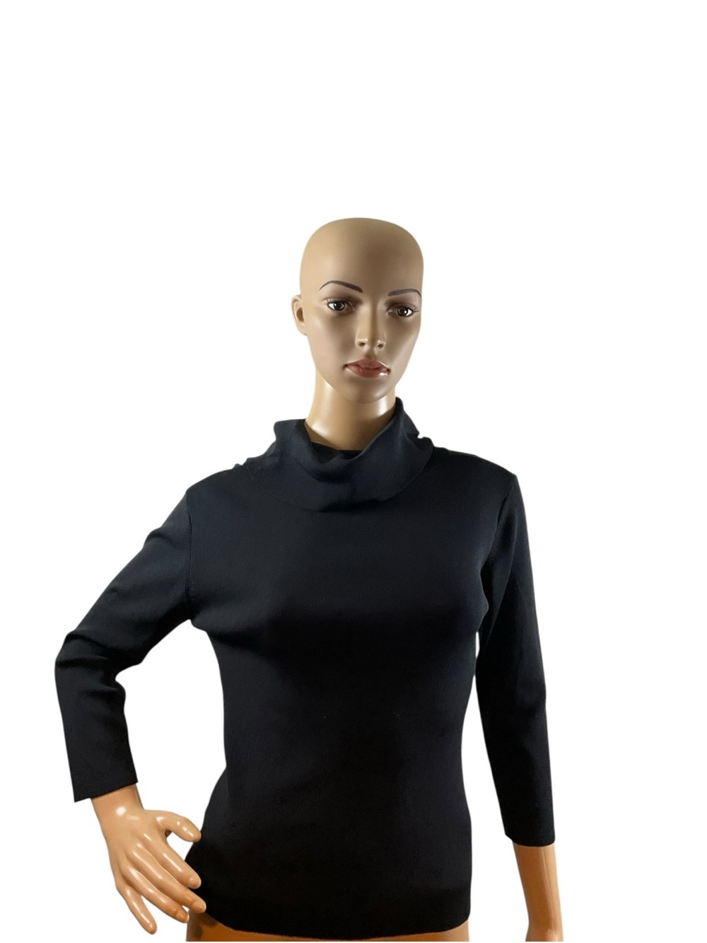 Source Unknown Black Cowl Neck Sweater